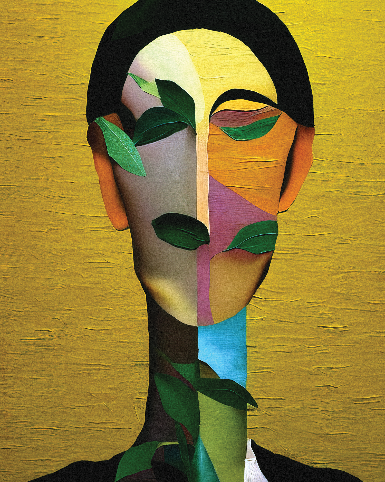 An AI generated image of Georgia O'Keeffe